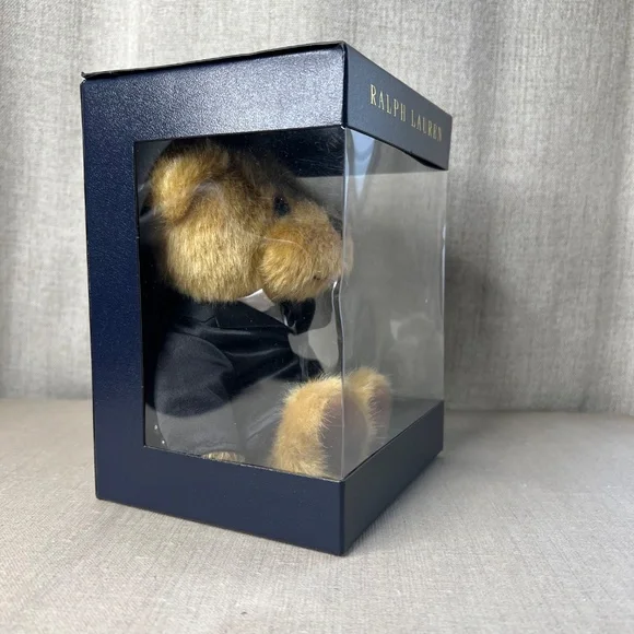 ❤️Last One!❤️ Ralph Lauren Bear Toy in Tuxedo - Picture 3 of 7
